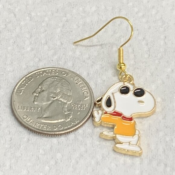 Snoopy Earring, Peanuts Earring, Snoopy Jewelry, Joe Cool Earring, Gift Idea - Picture 5 of 5